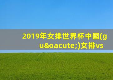 2019年女排世界杯中國(guó)女排vs