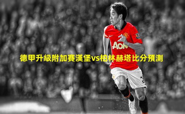 德甲升級附加賽漢堡vs柏林赫塔比分預測